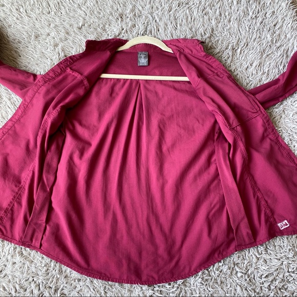 REI Burgundy Women’s Long Sleeve Shirt - Picture 6 of 9